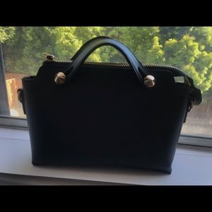 Faux leather purse